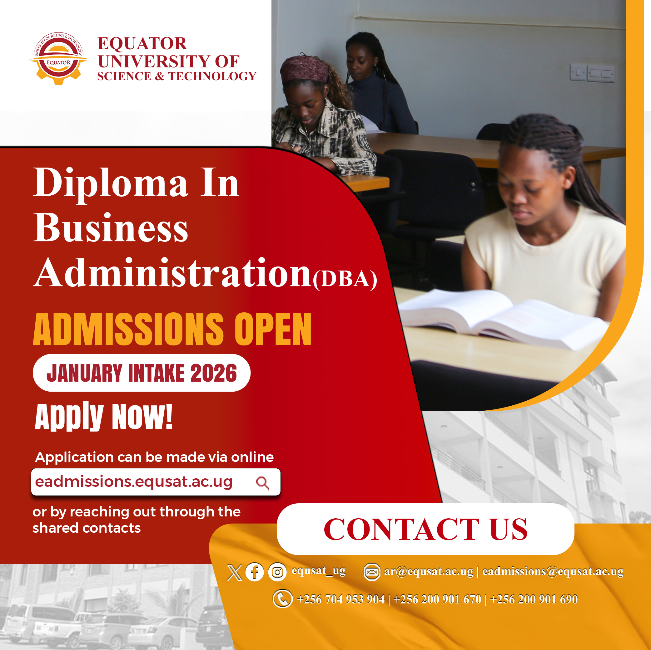 blog_image_Join the January intake for the Diploma of Business Administration (DBA). Admissions are open 2026/2025