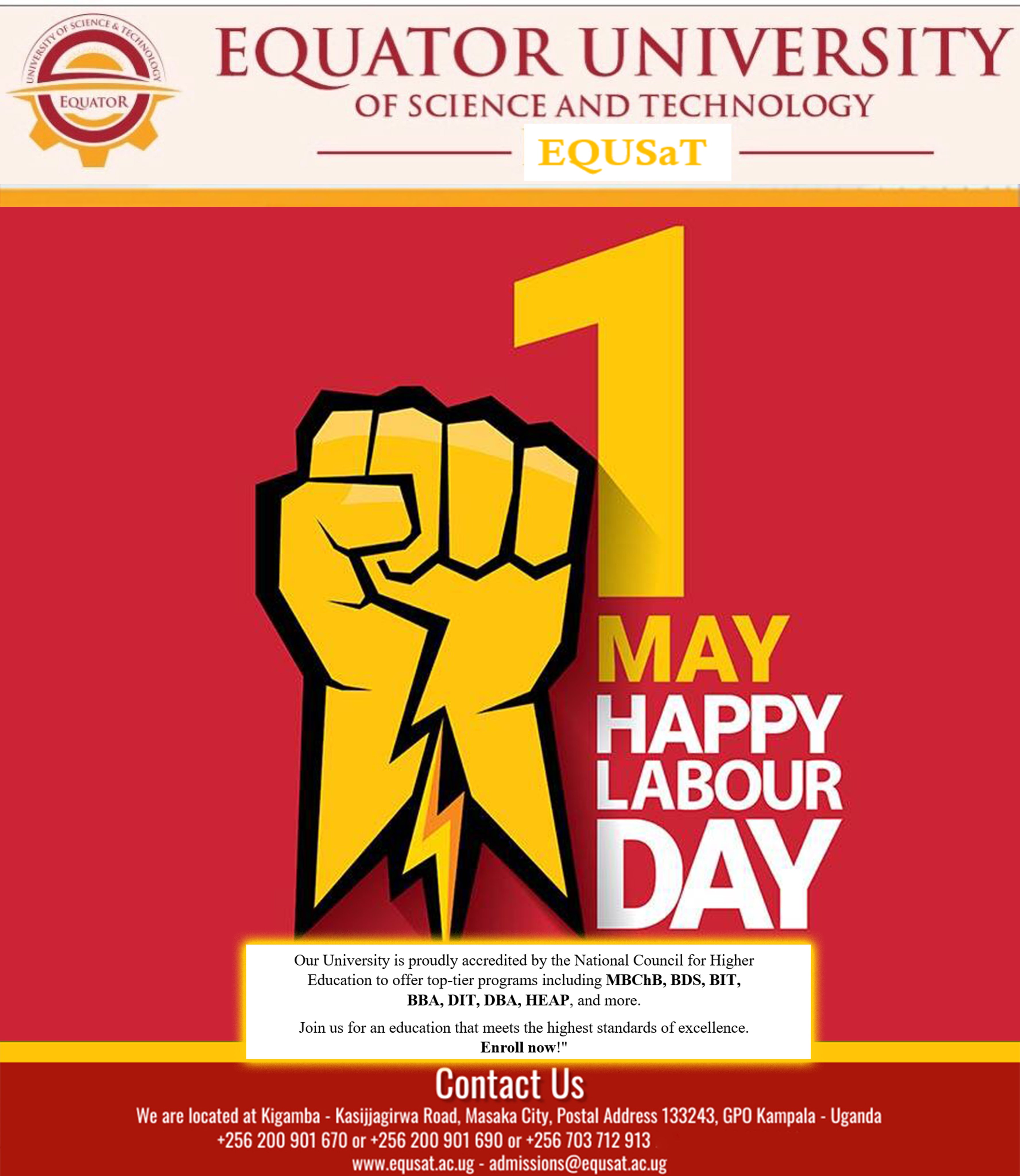 blog_image_EQUSaT Commemorates International Labour Day with Staff Leave and Online Engagements